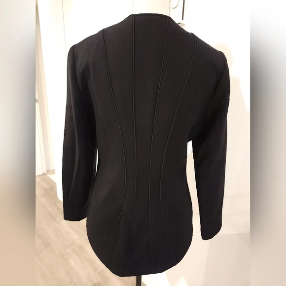 Anne Fonataine "Neve" Zip Up Wool Jacket - Picture 3 of 11